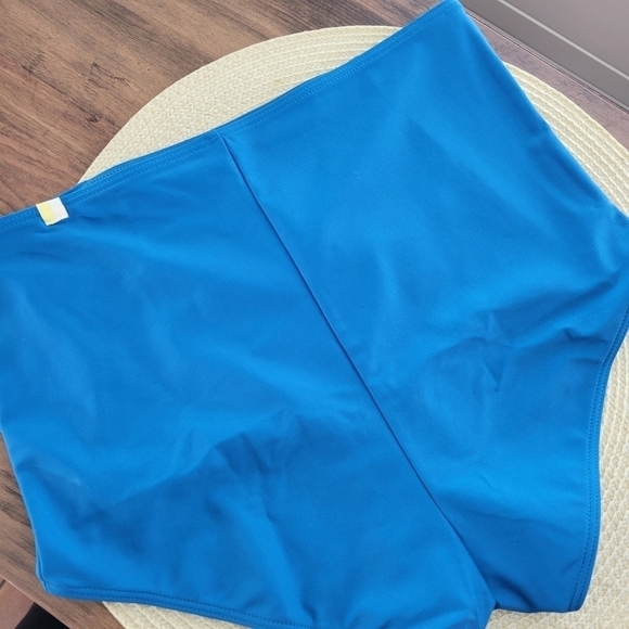 Summersalt Fused High Waist Bikini Bottom Blue - Picture 6 of 6